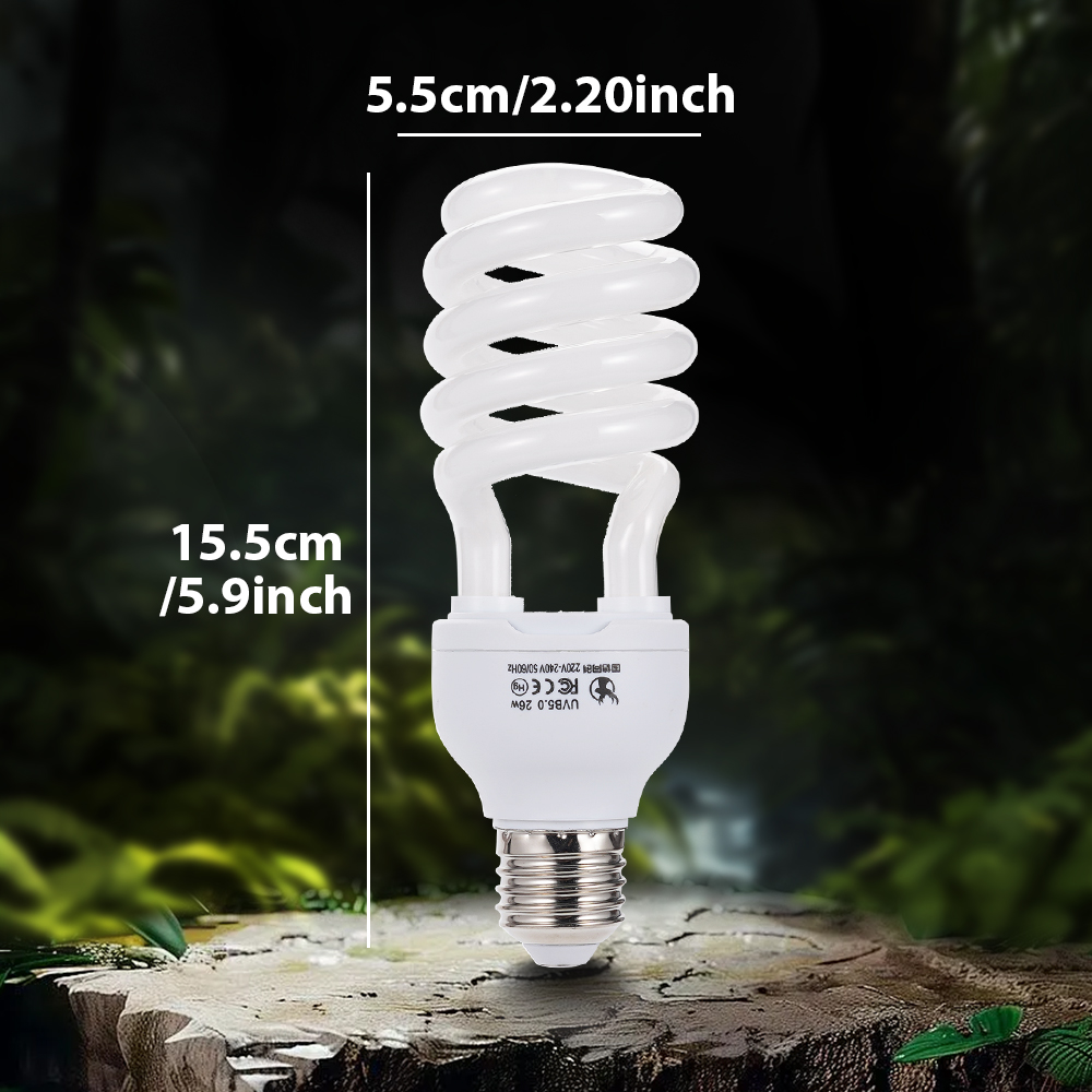Reptile UVB Light Bulb26W5.0E2 - Calcium Powder Reptile review and price