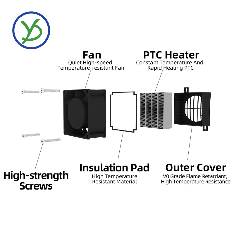 Insulated PTC Heater 12V~220V  - Ceramic Heat Emitter review and price